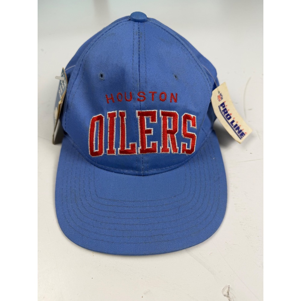 Vintage Houston Oilers Starter Snapback Hat Blue NFL‎ Pro Line The Classic NWT